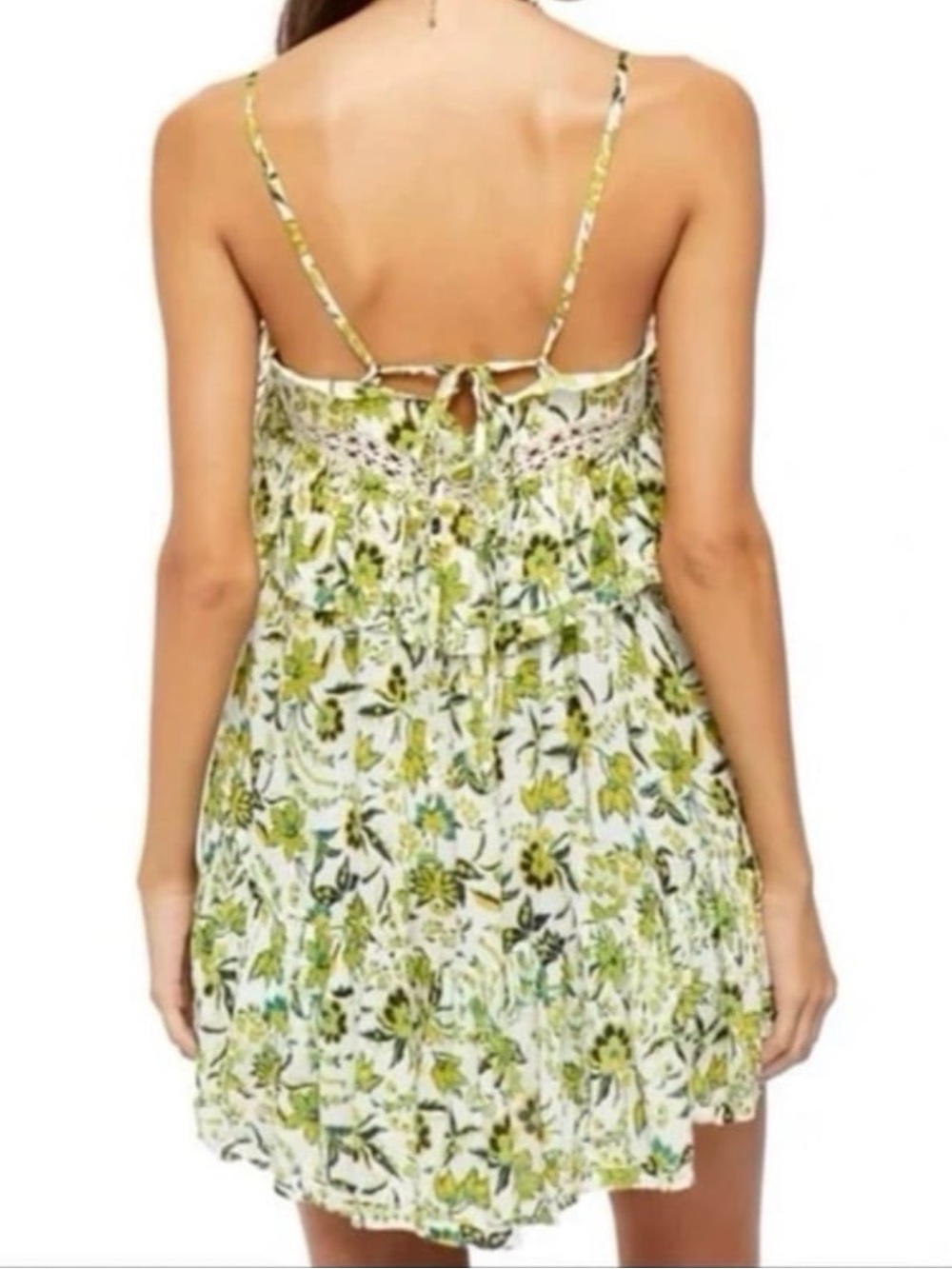 Free People Ruffle Cami Mini Dress Size Medium - Picture 10 of 10